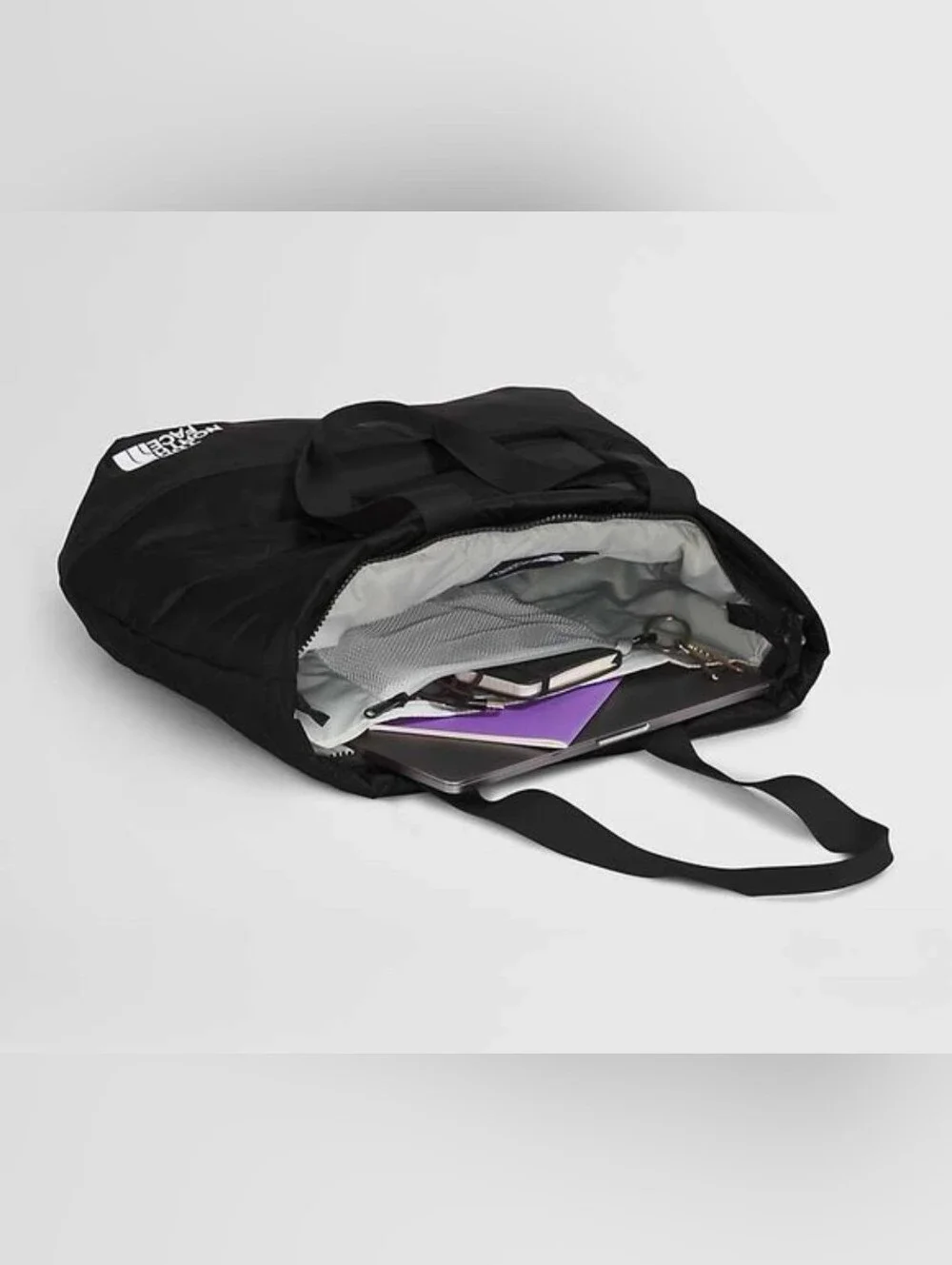 NWT The North Face Nuptse Tote In TNF Black - Unisex Puffer Bag